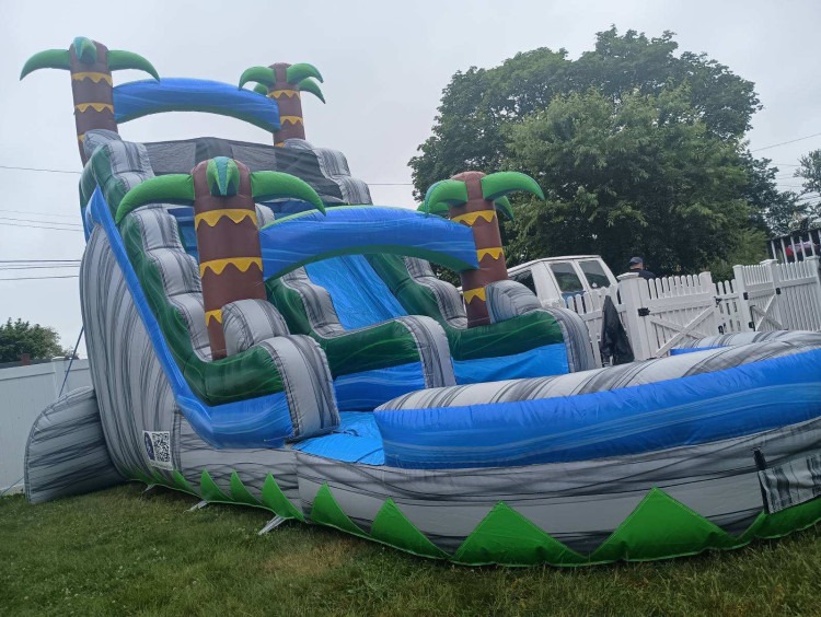 18 Ft. Tropical Waterslide