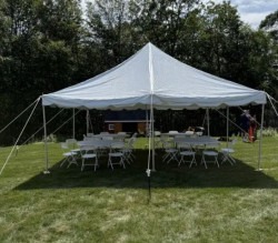 20 x 20 High Peak Tent Party Package